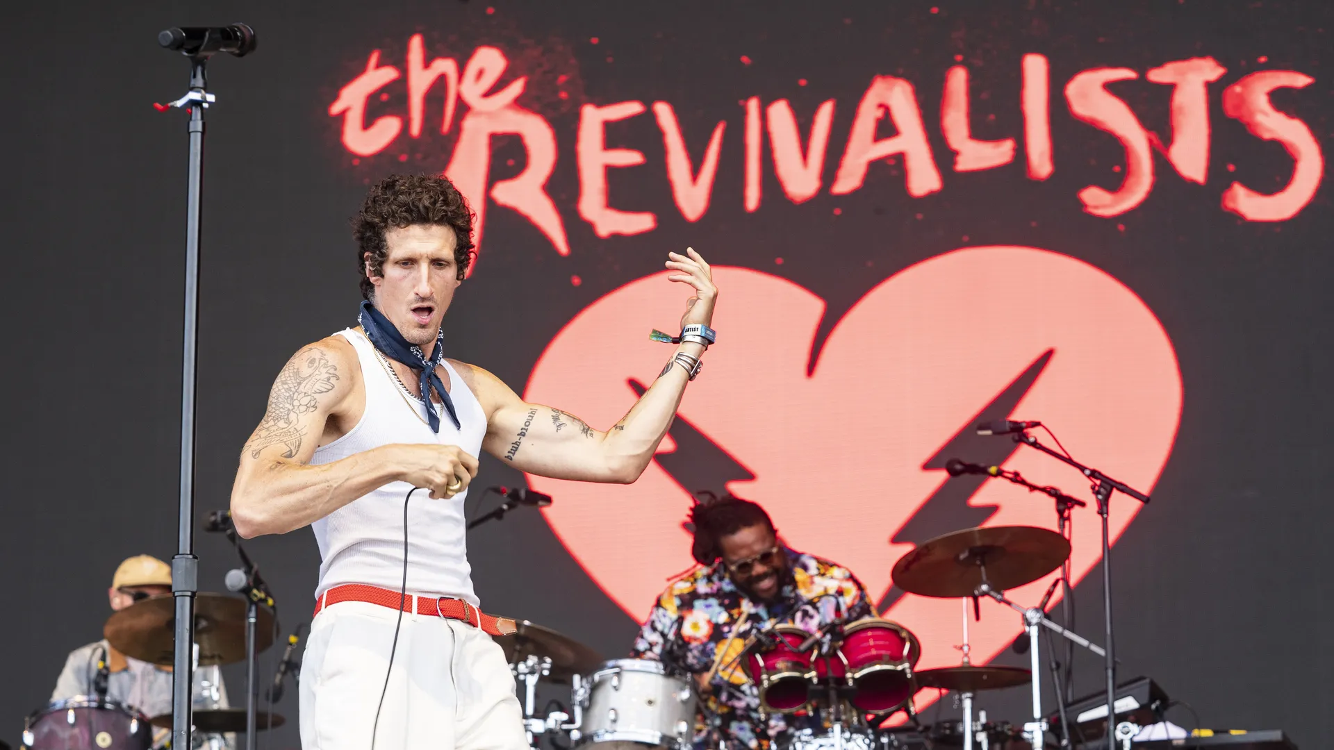 The Revivalists performing on tour